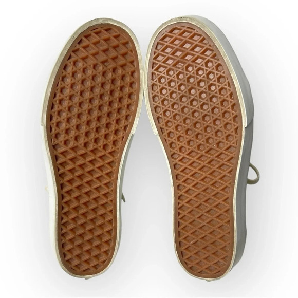 Vans Old Skool Platform Woven Leather Blanc De Blanc 8 - Picture 6 of 8